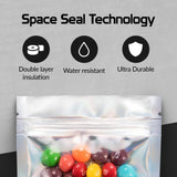 Space Seal 100 Glossy White Baggies