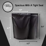 Space Seal 100 Matte Black Mylar Bags