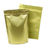 Space Seal 100 Gold Mylar Bags Stand Up Baggies